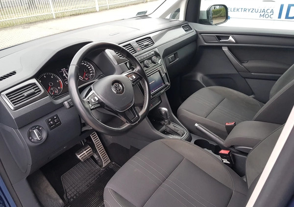 Volkswagen Caddy cena 86900 przebieg: 158930, rok produkcji 2018 z Chodzież małe 137